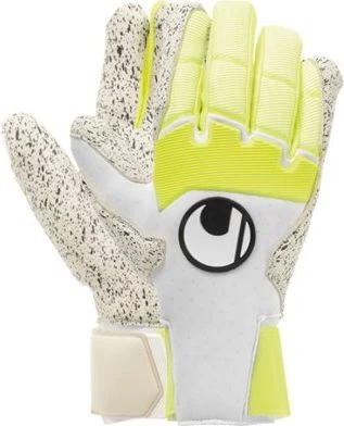 Воротарські рукавички Uhlsport PURE ALLIANCE SUPERGRIP+ RF жовто-біло-чорні 1007-98/1168