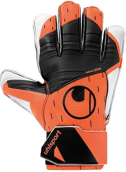 Вратарские перчатки Uhlsport Starter Resist+  оранжево-бело-черные 1011276 01