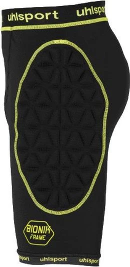 Шорти воротарські Uhlsport BIONIKFRAME PADDED SHORT чорно-жовті 1005638 01