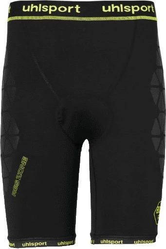 Термобілизна шорти для воротаря Uhlsport BIONIKFRAME UNPADDED SHORT чорно-жовті 1005640 01