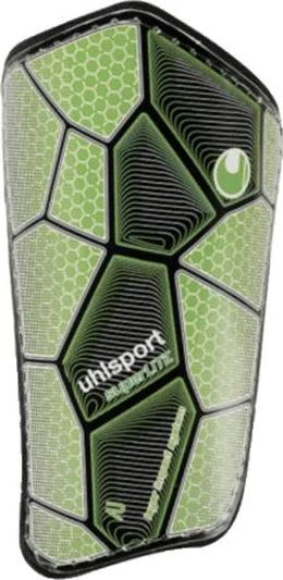 Щитки футбольные Uhlsport SUPER LITE зелено-черные 1006784 02