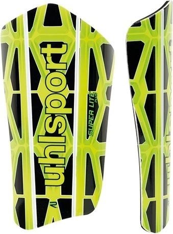 Щитки футбольні Uhlsport SUPER LITE PLUS зелено-чорні 100679002