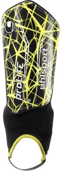 Щитки футбольні Uhlsport PRO LITE чорно-жовті 1006783 01
