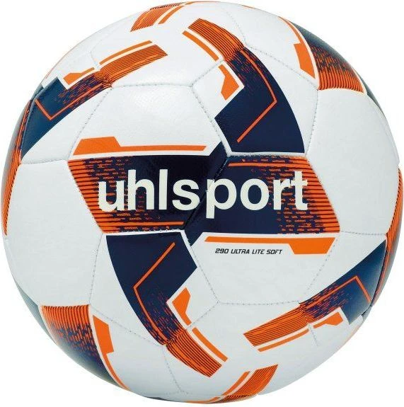 М'яч футбольний Uhlsport ULTRA LITE SOFT 290 біло-синьо-жовтогарячий 1001724 02 Розмір 3