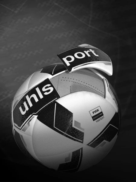 М'яч футбольний Uhlsport REVOLUTION THERMOBONDED біло-чорно-срібний 1001715 01 Розмір 5