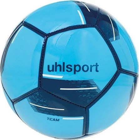 Сувенірний футбольний м'яч Uhlsport TEAM MINI блакитно-темно-синьо-білий Розмір 44 см 1001727 02 0001