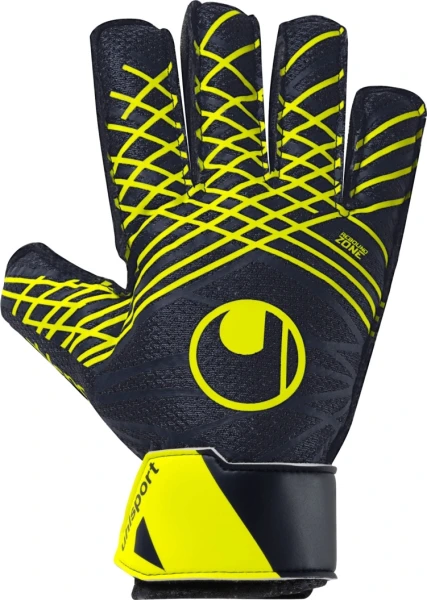 Воротарські рукавиці Uhlsport PREDICTION STARTER SOFT чорно-жовті 1011338 01