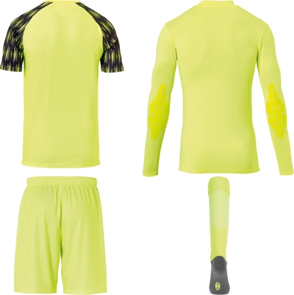 Комплект вратарской формы детский Uhlsport REACTION GOALKEEPER SET желто-черный 1003667 03
