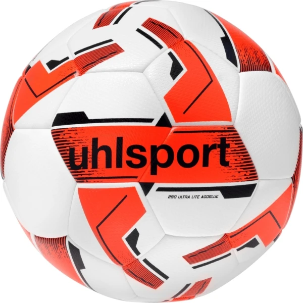 Футбольный мяч Uhlsport 290 ULTRA LITE ADDGLUE бело-оранжево-черный Размер 3 1001759 02
