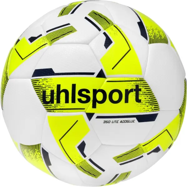 Футбольний м'яч Uhlsport 350 LITE ADDGLUE біло-жовто-чорний Розмір 5 1001758 02