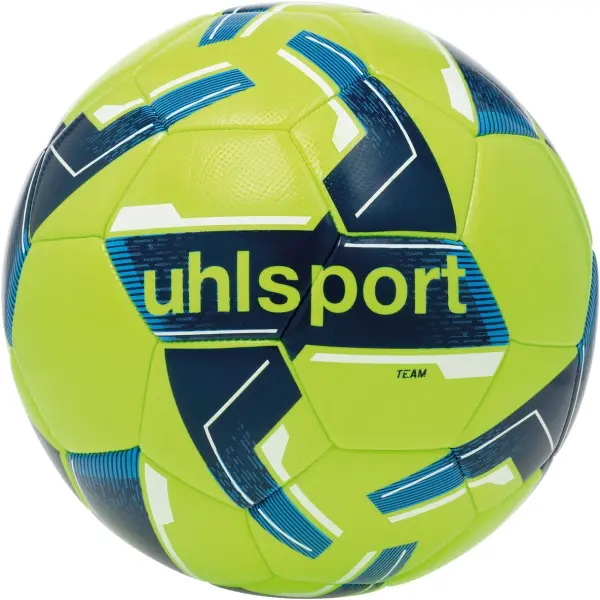 Футбольный мяч Uhlsport TEAM желто-темно-сине-белый Размер 4 1001725 04