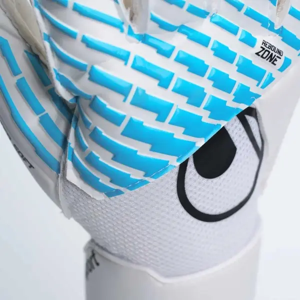 Воротарські рукавиці Uhlsport FM CYBERTEC STARTER SOFT біло-блакитні 1011384 01