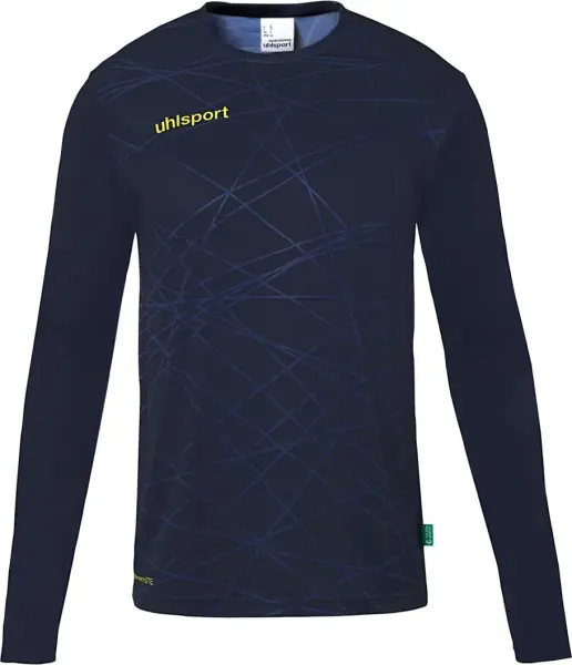Вратарская кофта детская Uhlsport PREDICTION GOALKEEPER SHIRT темно-сине-лимонная 1005305 41