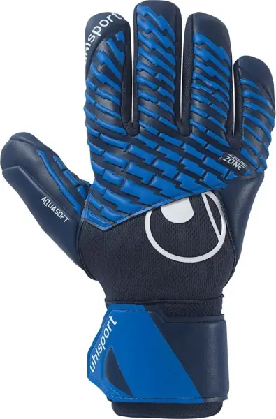Воротарські рукавички Uhlsport FM AQUASOFT HN темно-синьо-сині 1011386 01