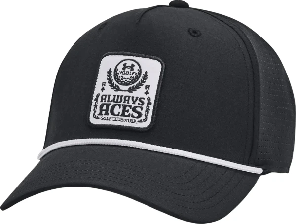 Кепка Under Armour M DRIVER SNAPBACK черная 1383484-001