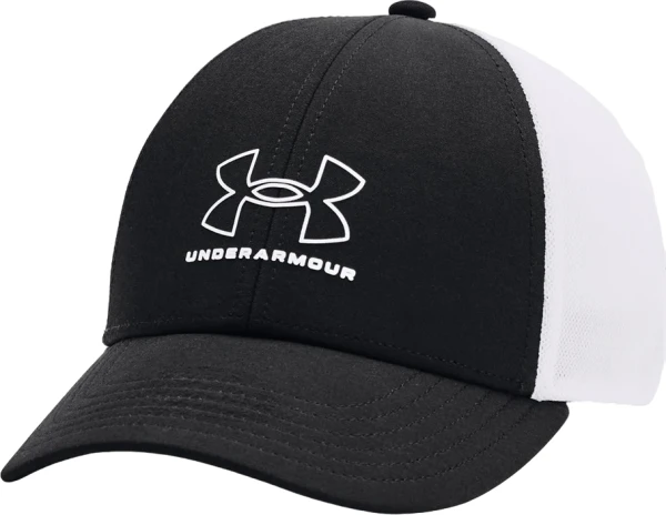 Кепка жіноча Under Armour ISO-CHILL DRIVER MESH ADJ чорно-біла 1369802-001