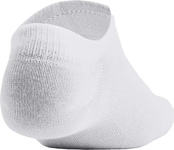Носки Under Armour ESSENTIAL NO SHOW 6PK белые (6 пар) 1382611-100