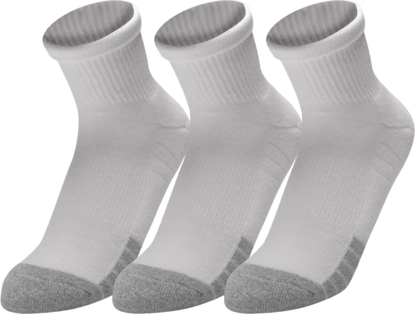 Шкарпетки Under Armour HEATGEAR QUNDER ARMOURRTER 3PK білі (3 пари) 1353262-100