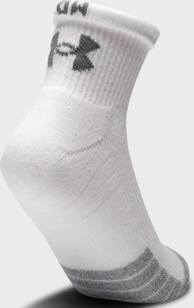 Шкарпетки Under Armour HEATGEAR QUNDER ARMOURRTER 3PK білі (3 пари) 1353262-100
