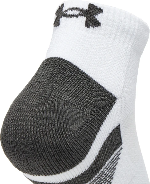 Шкарпетки Under Armour PERFORMANCE TECH 3PK LOW біло-сіро-чорні (3 пари) 1379504-011