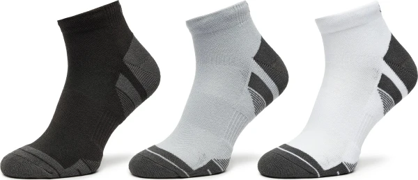 Шкарпетки Under Armour PERFORMANCE TECH 3PK LOW біло-сіро-чорні (3 пари) 1379504-011