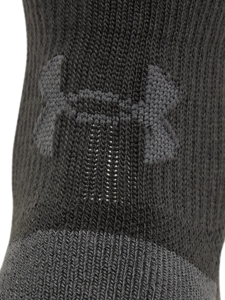 Носки Under Armour PERFORMANCE TECH 3PK QTR черные (3 пары) 1379510-001