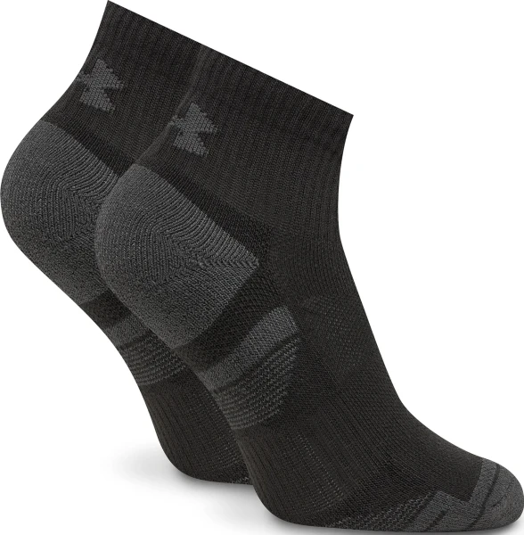 Носки Under Armour PERFORMANCE TECH 3PK QTR черные (3 пары) 1379510-001
