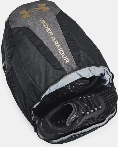 Рюкзак Under Armour HUSTLE 5.0 BACKPACK чорно-сірий 1361176-004