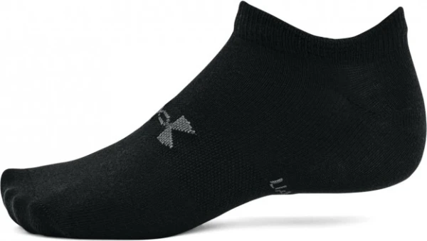 Шкарпетки Under Armour ESSENTIAL NO SHOW 6PK чорні (6 пар) 1370542-001