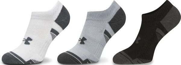 Носки Under Armour PERFORMANCE TECH 3PK NS черно-серо-белые (3 пары) 1379503-011