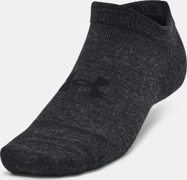 Носки Under Armour ESSENTIAL NO SHOW 3PK черные (3 пары) 1382623-001