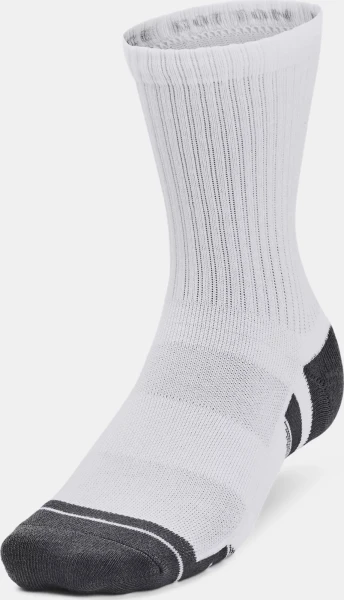 Шкарпетки Under Armour PERFORMANCE COTTON 3P MID біло-темно-сірі (3 пари) 1379530-100