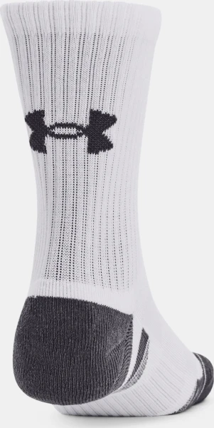 Шкарпетки Under Armour PERFORMANCE COTTON 3P MID біло-темно-сірі (3 пари) 1379530-100