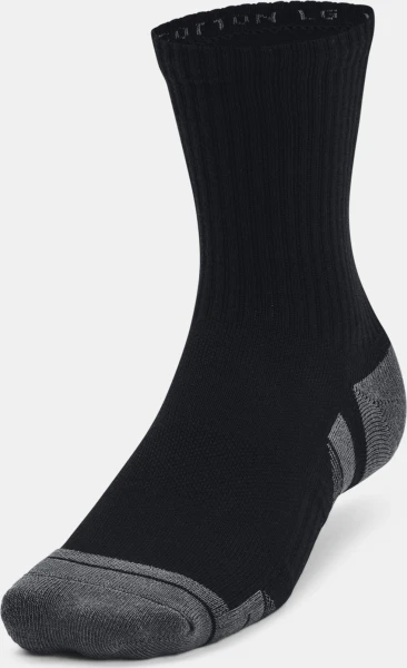 Шкарпетки Under Armour PERFORMANCE COTTON 3P MID чорно-темно-сірі (3 пари) 1379530-001