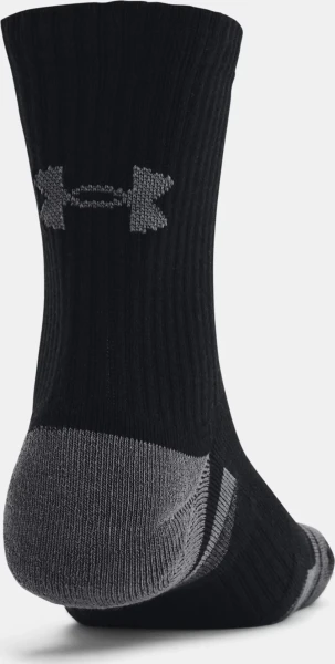 Шкарпетки Under Armour PERFORMANCE COTTON 3P MID чорно-темно-сірі (3 пари) 1379530-001