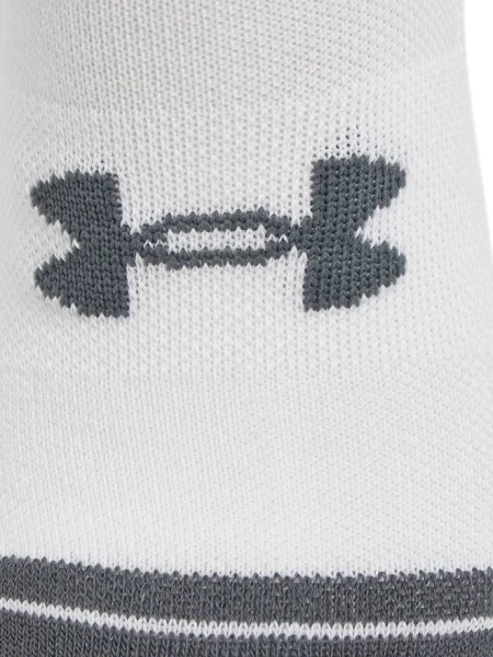 Носки Under Armour PERFORMANCE TECH 3PK NS бело-темно-серые (3 пары) 1379503-100