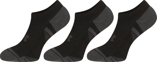 Шкарпетки Under Armour PERFORMANCE TECH 3PK NS чорно-темно-сірі (3 пари) 1379503-001