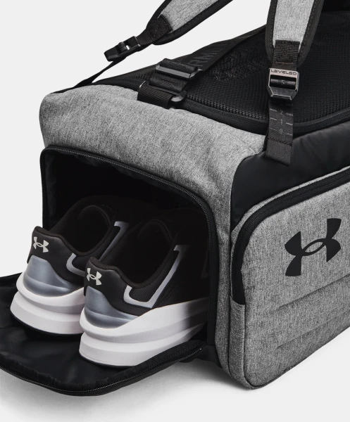 Сумка-рюкзак Under Armour CONTAIN DUO MEDIUM BACKPACK DUFFLE сіро-чорна 1381919-025