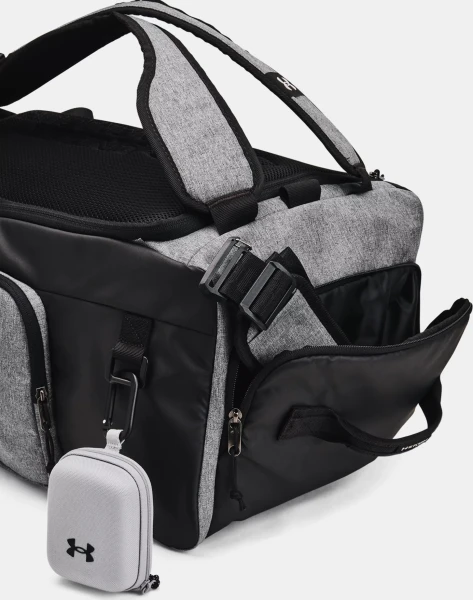 Сумка-рюкзак Under Armour CONTAIN DUO MEDIUM BACKPACK DUFFLE сіро-чорна 1381919-025
