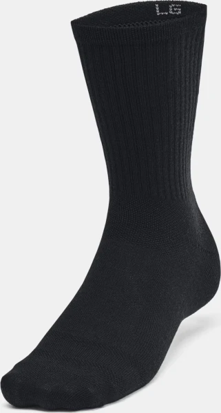 Носки Under Armour ESSENTIAL 6PK CREW черные (6 пар) 1387058-001