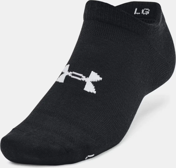 Шкарпетки Under Armour ESSENTIAL NO SHOW 6PK білі/сірі/чорні (6 пар) 1382611-002
