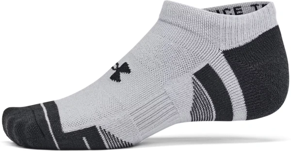Шкарпетки Under Armour PERFORMANCE TECH 6PK NO SHOW SOCKS білі, сірі, чорні (6 пар) 1386243-011