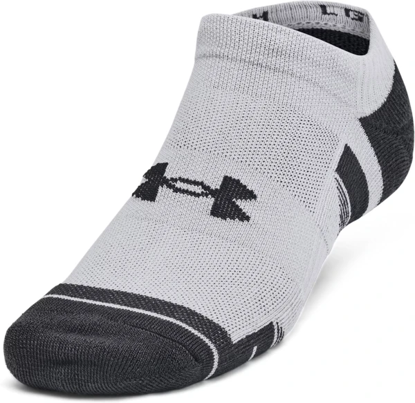 Шкарпетки Under Armour PERFORMANCE TECH 6PK NO SHOW SOCKS білі, сірі, чорні (6 пар) 1386243-011