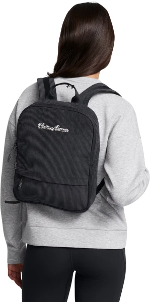 Рюкзак жіночий Under Armour SPORTSTYLE CORDUROY SMALL BACKPACK чорний 1384676-001