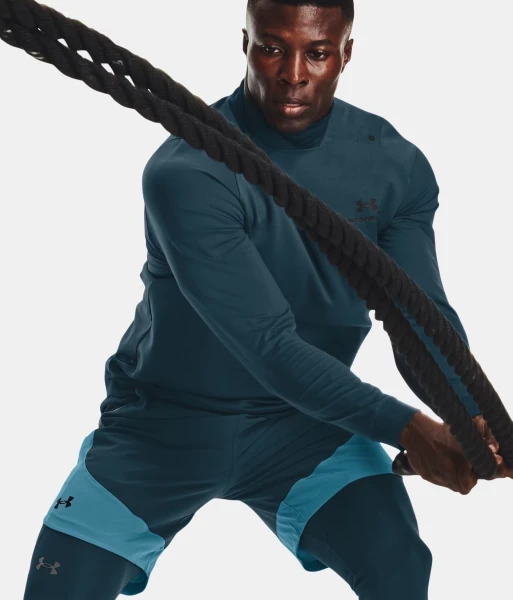 Свитшот Under Armour RUSH ALL PURPOSE MOCK темно-синий 1366168-413