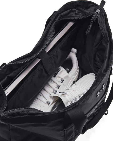 Сумка через плече жіноча Under Armour STUDIO TOTE чорна 1381907-002
