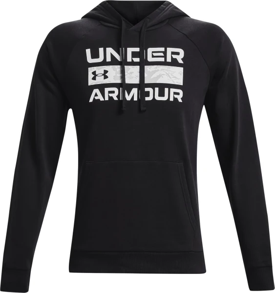 Худі Under Armour RIVAL FLEECE SIGNATURE BOX HOODIE чорне 1366363-001