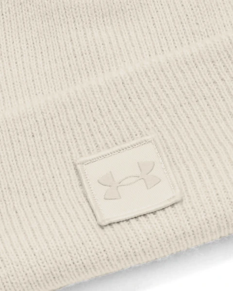 Шапка Under Armour HALFTIME SHALLOW CUFF бежева 1379990-110