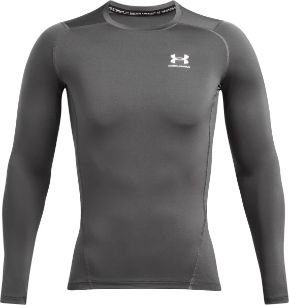 Лонгслив компрессионный Under Armour HEATGEAR LONG SLEEVE серый 1361524-025