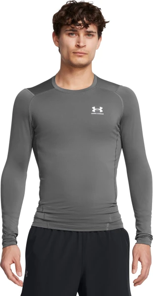 Лонгслив компрессионный Under Armour HEATGEAR LONG SLEEVE серый 1361524-025
